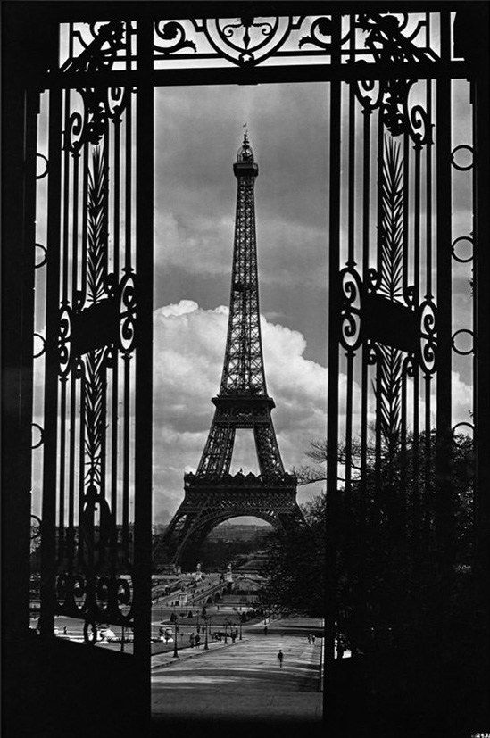 Unknown Eiffel Tower Through Gates